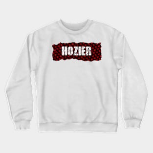 Hozier Ripped Flannel Crewneck Sweatshirt